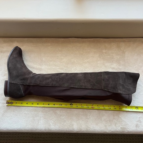 Chinese Laundry Radiance Brown Suede Stretch Over The Knee Boots Women 7 37.5 - Picture 14 of 16